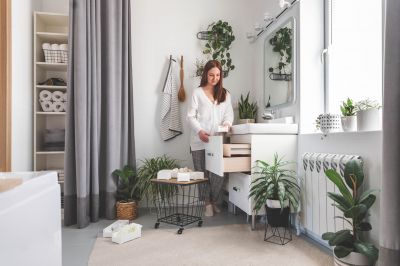 Storage-Optimized Bathroom