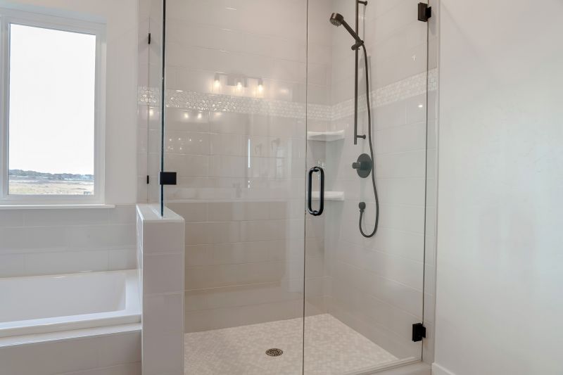 Bathroom with Custom Glass Enclosure